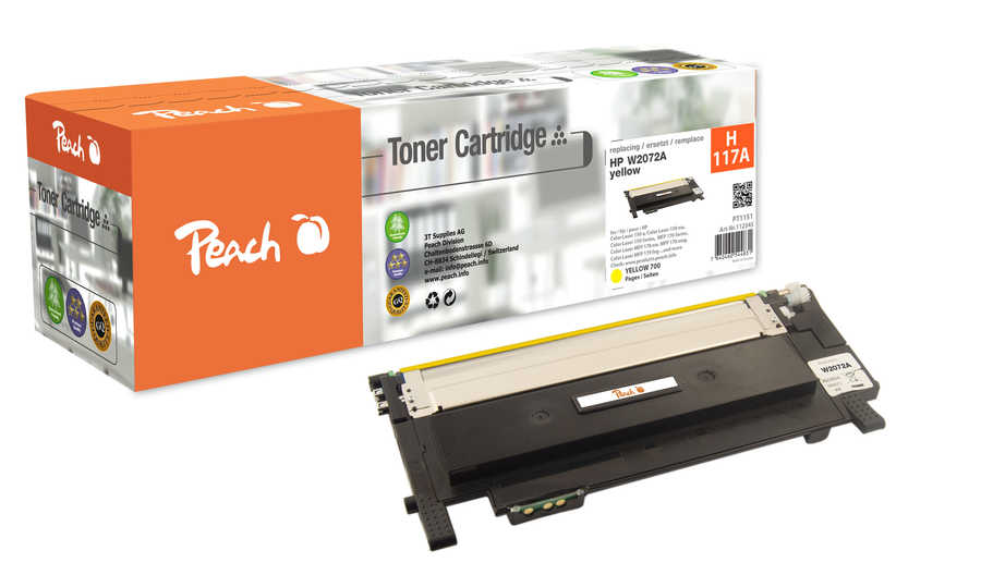 Peach  Tonermodul gelb kompatibel zu HP Color Laser MFP 179 fng