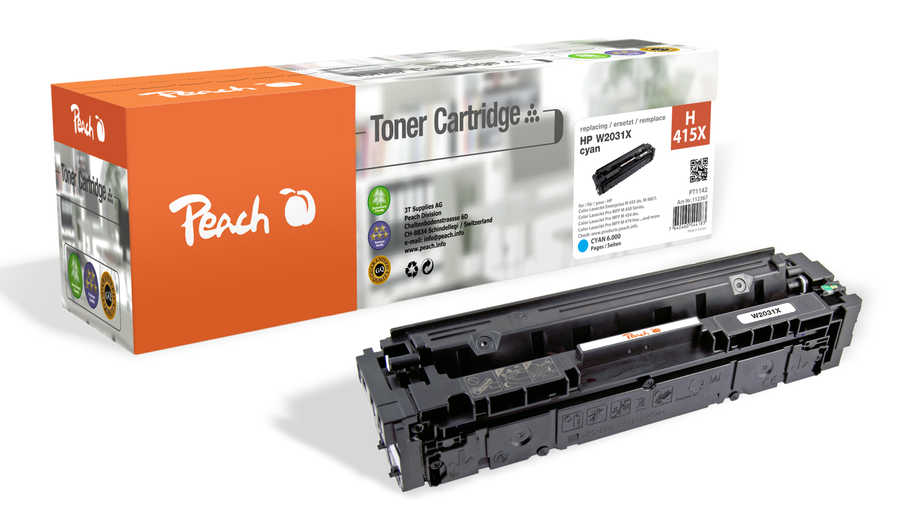 Peach  Tonermodul cyan kompatibel zu HP Color LaserJet Managed E 47528 f