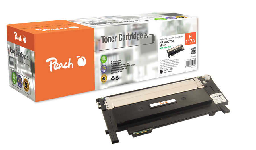 Peach  Tonermodul schwarz kompatibel zu HP Color Laser MFP 179 fng