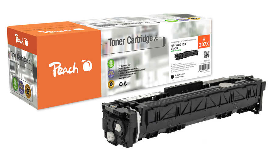 Peach  Tonermodul schwarz kompatibel zu HP Color LaserJet Pro MFP M 283 fdn