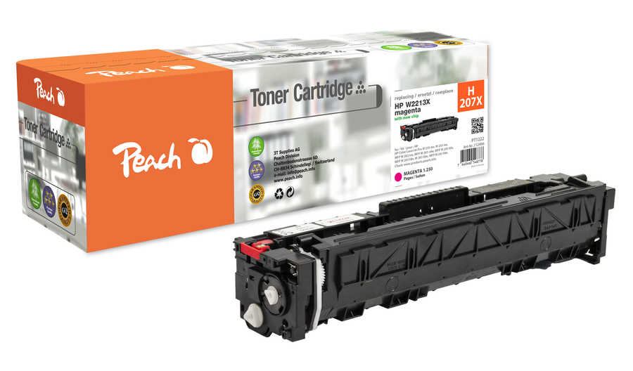 Peach  Tonermodul magenta kompatibel zu HP Color LaserJet Pro MFP M 283 fdn