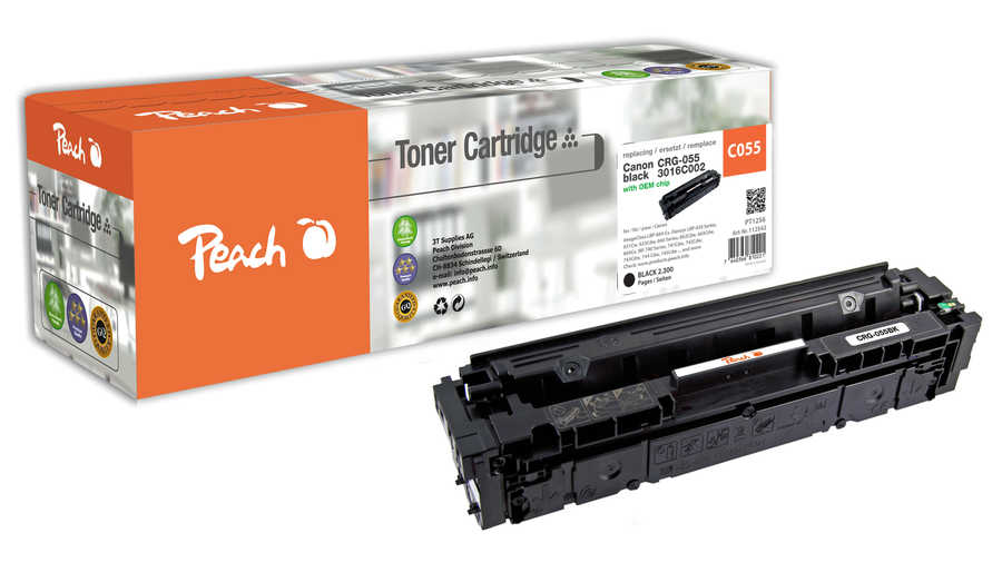 Peach  Tonermodul schwarz kompatibel zu Canon iSENSYS MF 744 Cdw