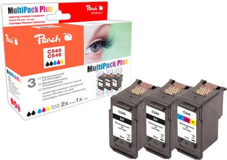 Peach  Spar Pack Tintenpatronen kompatibel zu Canon Pixma TS 3100 Series