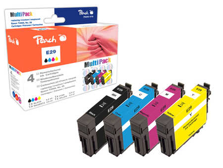 Peach  Spar Pack Tintenpatronen kompatibel zu Epson Expression Home XP-247