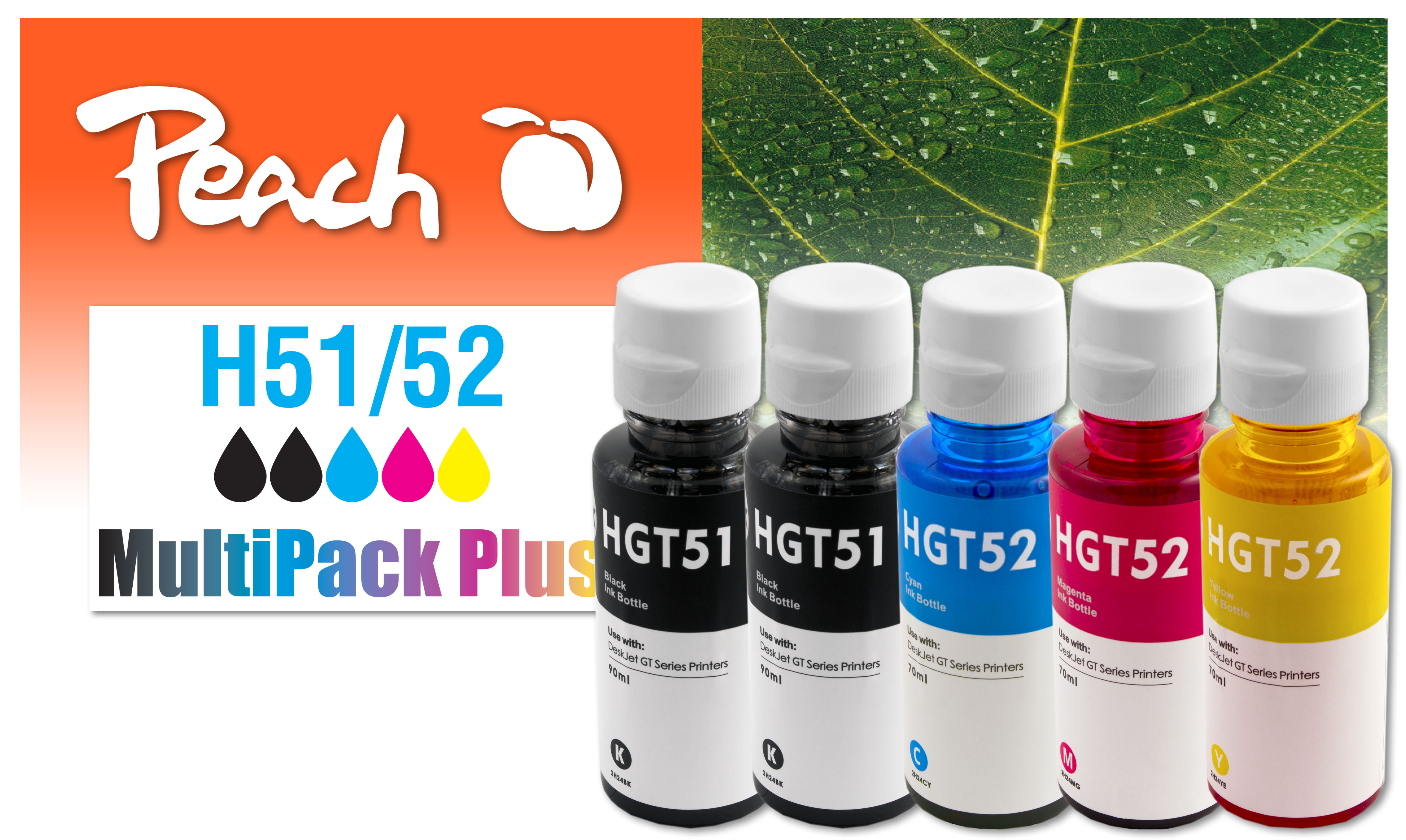 Peach  Spar Pack Plus Tintenpatronen kompatibel zu HP Ink Tank Wireless 410