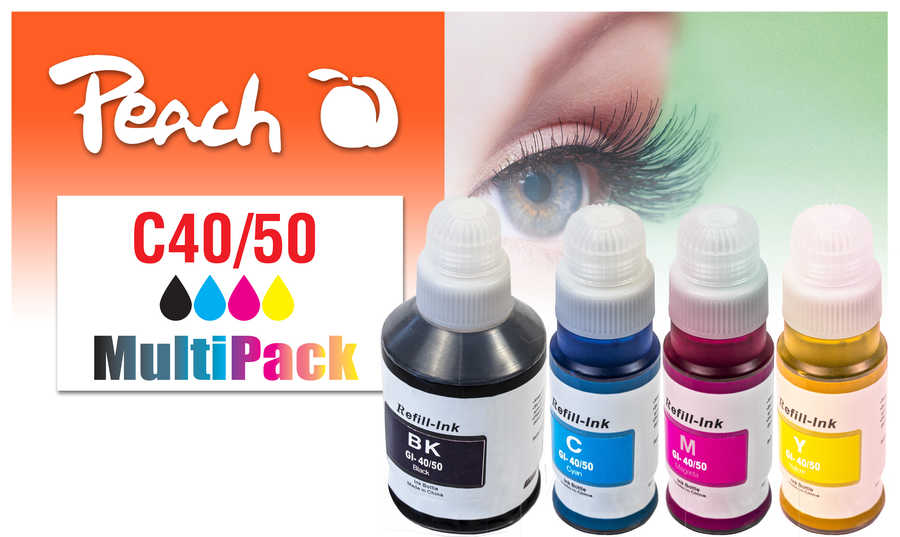 Peach  Spar Pack Tintenpatronen kompatibel zu Canon Pixma TS 8751