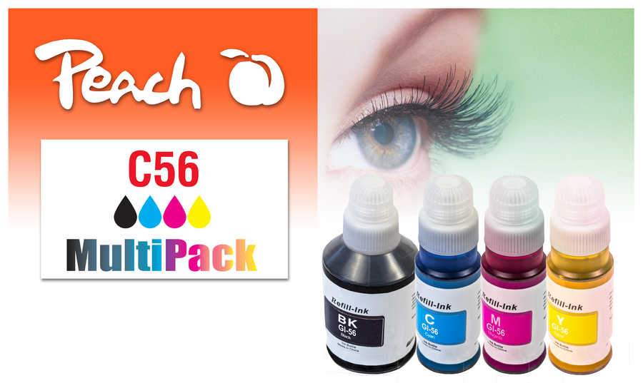 Peach  Spar Pack Tintenpatronen kompatibel zu Canon Maxify GX 6050