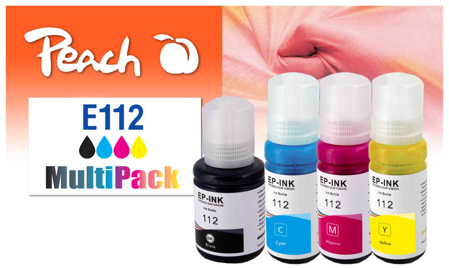 Peach  Spar Pack Tintenpatronen kompatibel zu Epson EcoTank Pro L 6580